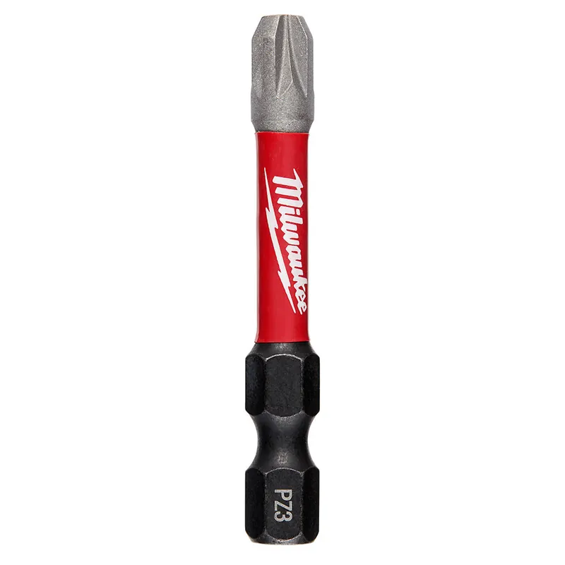 Milwaukee 48-32-4833 SHOCKWAVE 2 in. Power Bits PZ3 (3-Piece)