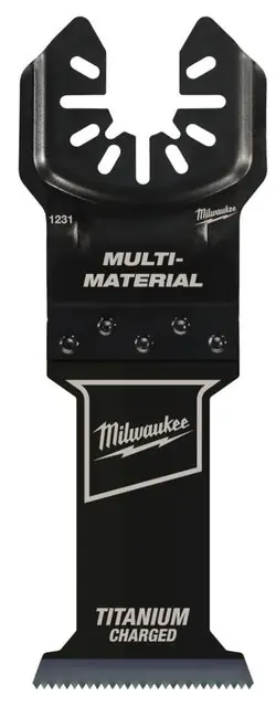 Milwaukee 49-25-1239 Universal Fit Open-Lok 1-3/8 Titanium Enhanced Bi-Metal Multi-Tool Blade 10 Pack