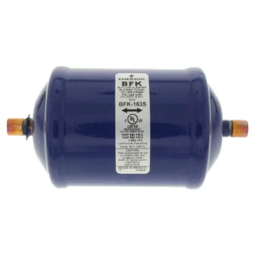 Emerson Flow Controls 043337 1/2 ODF BFK-Series Liquid line Bi-Directional Filter Drier 16 Cubic Inches