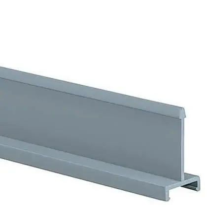 Panduit D4H6 Solid Divider Wall Duct, PVC, 4 x 6' Replacement MPN