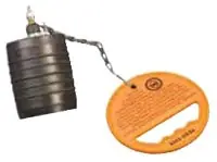Test-Tite 83621 1-1/4 to 1-1/2 Natural Rubber Pneumatic Standard Test Plug