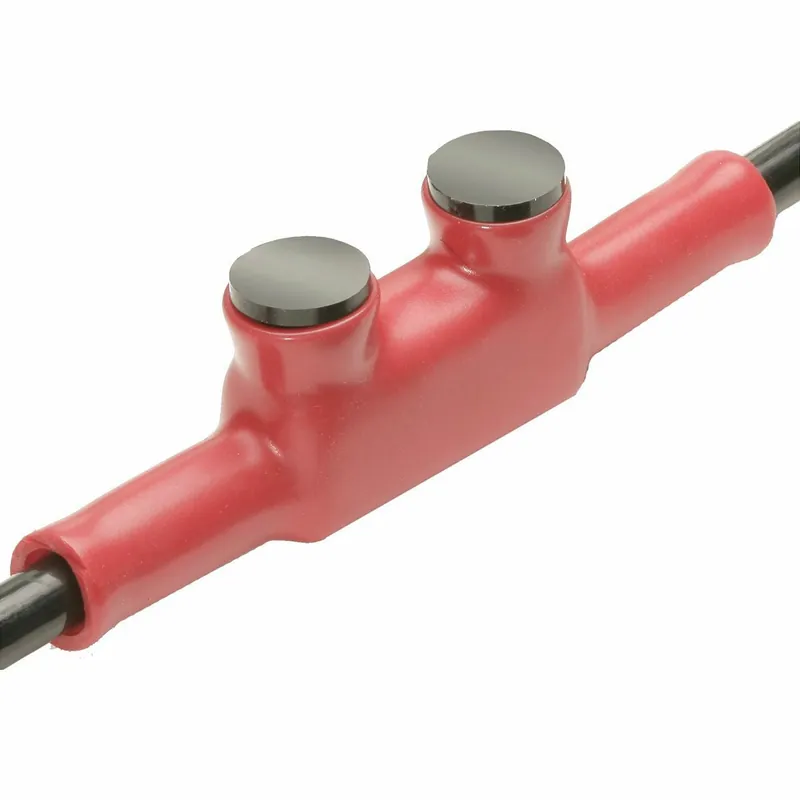 BURNDY BISR4DB In-Line Splice/Reducer, 6-4 AWG, Al/Cu Rated