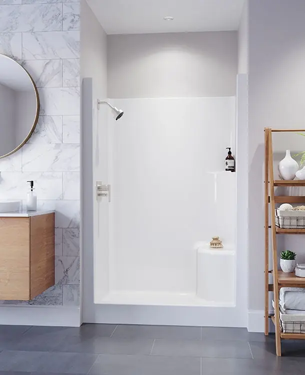 Aquatic 1483os-rh-white Shower Module 48 in x 33-1/2 in x 72 in