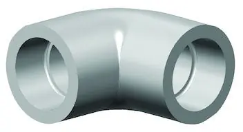 GF Central Plastics 360-002-100 1 x 1 IPS Socket x IPS Socket Polyethylene Straight 90D Elbow