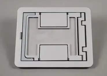 Wiremold FPCTCAL Floorport Flanged Cutout Top Aluminum