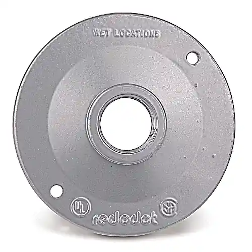 ABB S-12 Red Dot S-12 3/4 Inch NPT Tapped Hole Round Cover