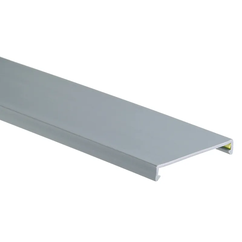 Panduit HC2LG6 Hinged Duct Cover, PVC, 2 x 6' (Pack of 6)