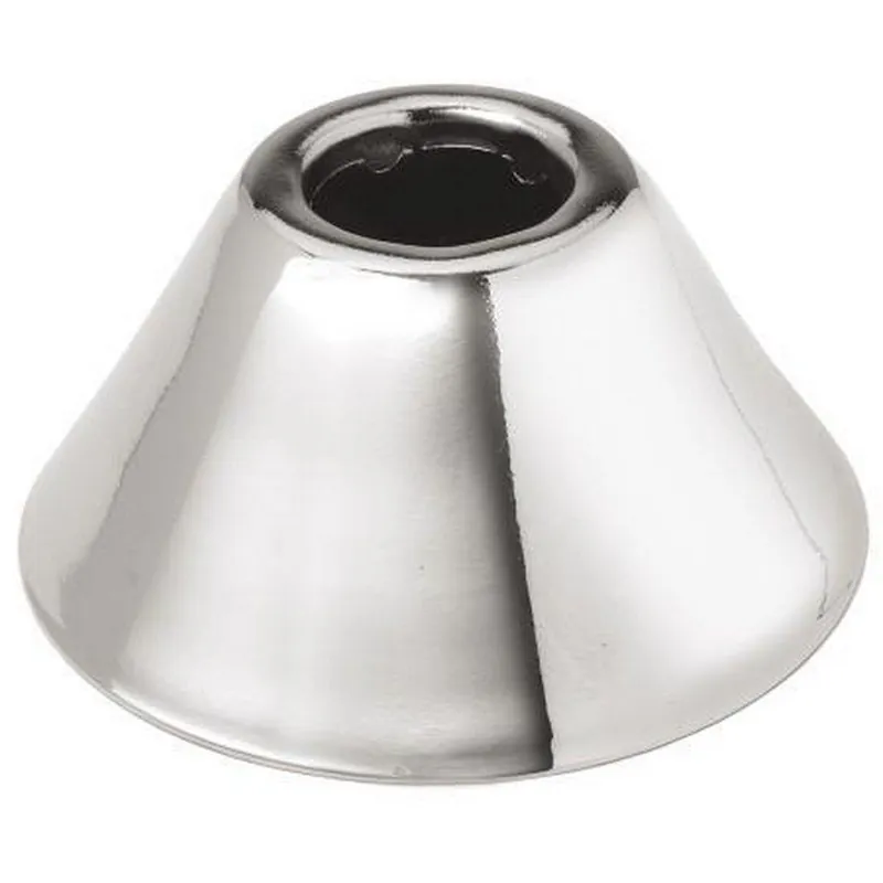 BrassCraft 649 NS 5/8 in. Metal Shallow Box Escutcheon in Satin Nickel