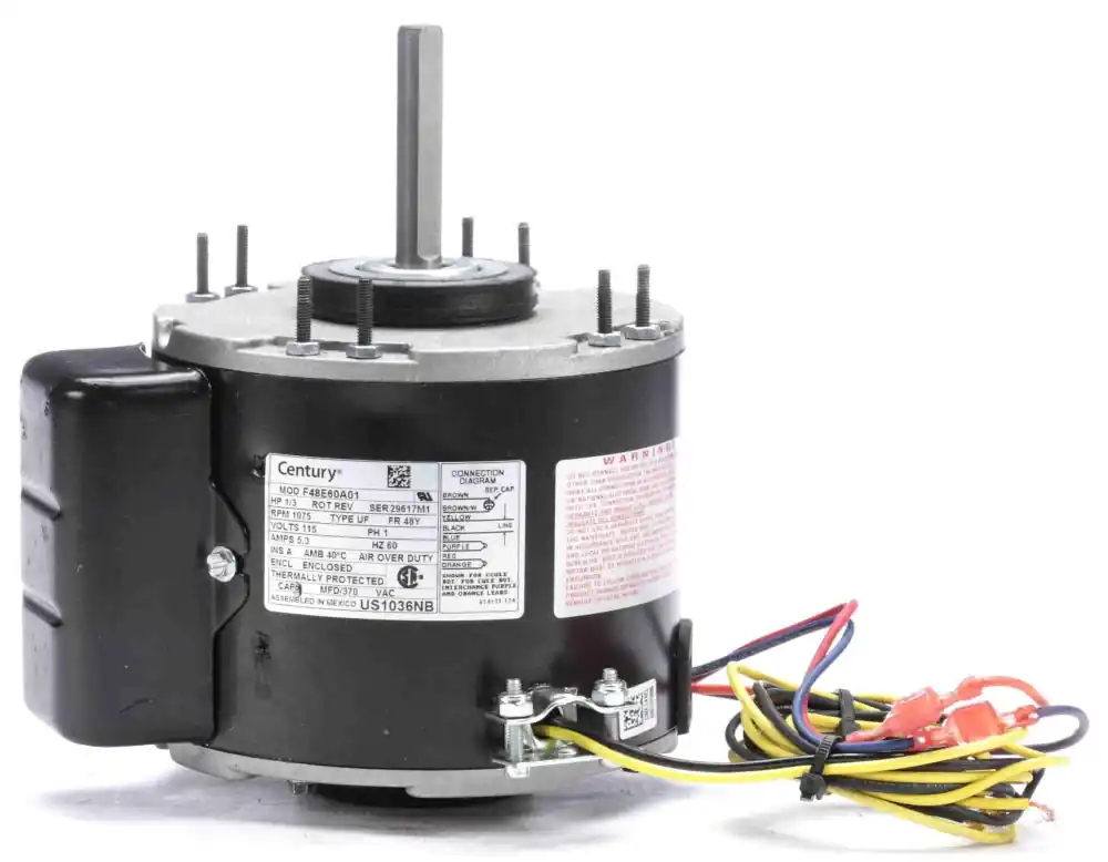 A.O. Smith US1036NB 1/3 HP 115 VAC 60 Hz 1-Phase Blower Motor