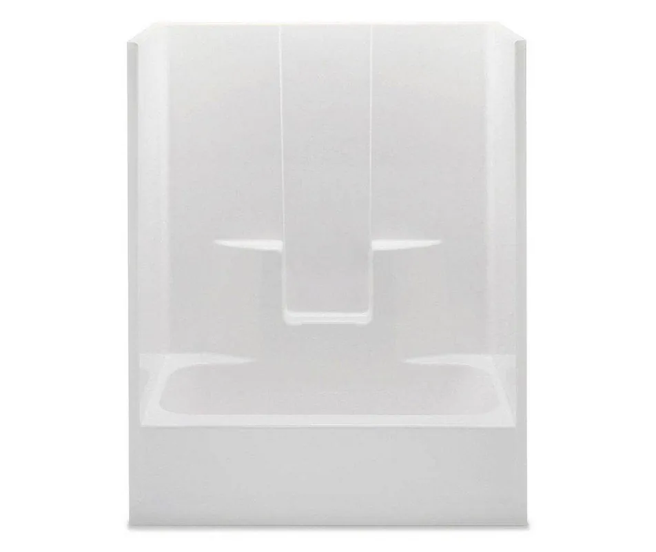 Aquatic 2603SGML-WH Tub & Shower, 60 x 32 x 74 Inches, White