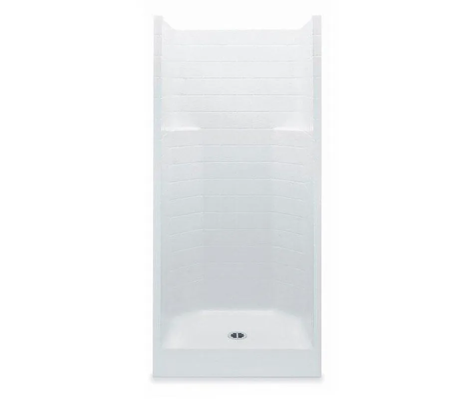 Aquatic 1363CT-WH Everyday 37-1/4 x 36 x 73-1/4 in. Alcove Shower Unit in White