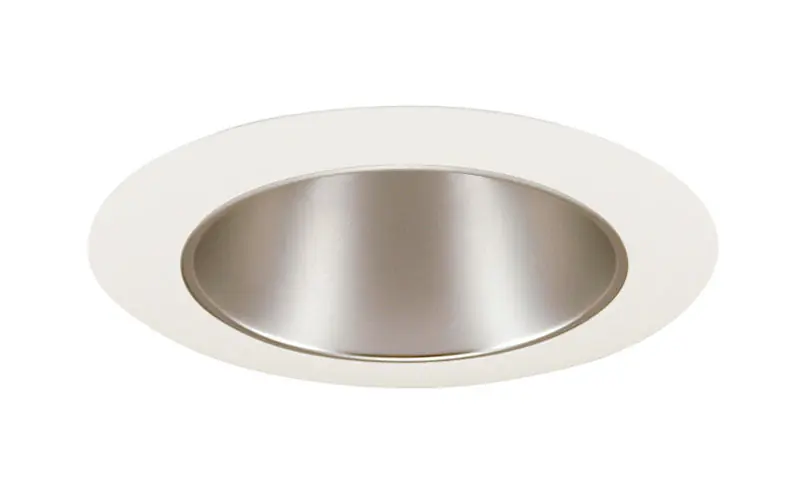 Acuity Brands 17CWH 17 Series Downlight Line Voltage Cone Trim, 5 in OD, Incandescent Lamp, for Use With IC1, IC1W, TC1R, APT1, PL426, PL413, IC91RLWDG4 Series Line Voltage Housing