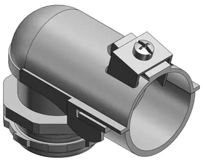 Thomas & Betts 321-TB Armored Cable/Flexible Conduit Connector 90 Deg (3/8 inch) Replacement MPN