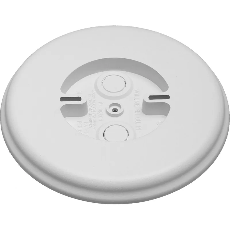 Arlington MB8 Plastic Ceiling Medallion Mounting Block With Built-In Box 8 Inch x 0.74 Inch 6.1 Cubic-Inch