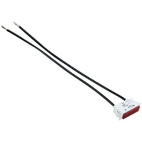 SIGNAL LIGHT 250V 3/8 X 1-5/16 RED 111496-E4 for Hobart HOB111496-E4