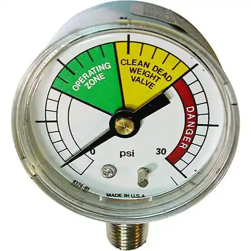 GAUGE PRESSURE 0 TO 30 PSI G0064 for BKI (Barbeque King) BKIG0064