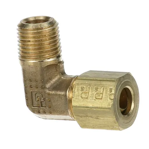 Male Elbow 90 Degree 1/8 MPT X 1/4 CCT Nut & Ferrule for Hobart FP-12-21