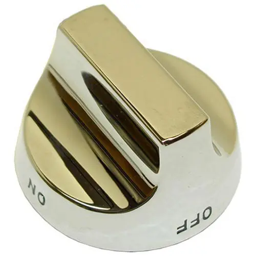 Top Valve Knob 2-1/2 D Off-On Replacement MPN for Dynamic Cooking Systems 14020-02