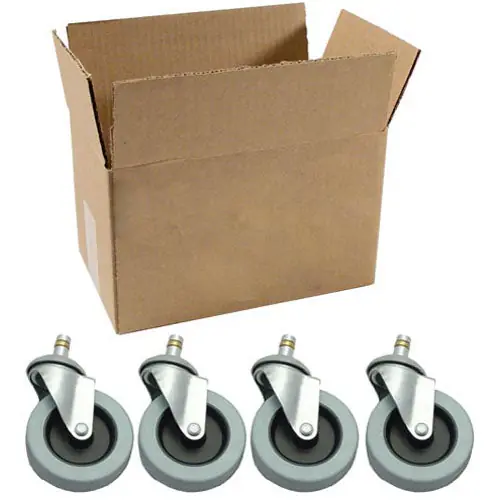 Caster Kit Set Of 4 FG7380L10000 for Rubbermaid FG7380L10000