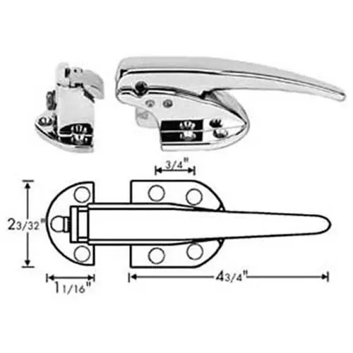 Latch W/Strike 10930C00008 for Kason 10930C00008