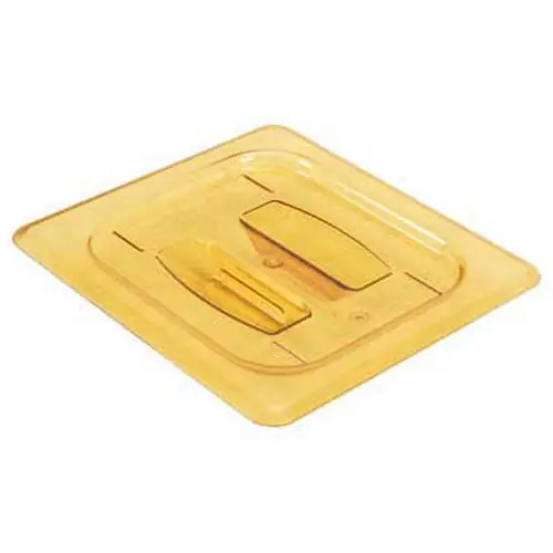 Hot Lid 1/6 Sz Solid-150 Amber for Cambro CAM60HPCH150
