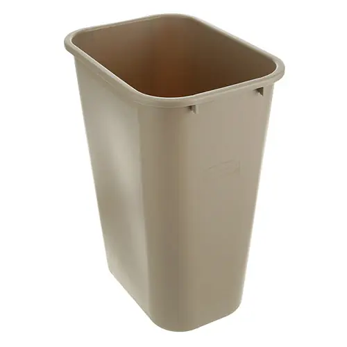 Trash Can 10 Gal Beige RBMD295700BEIG for Rubbermaid
