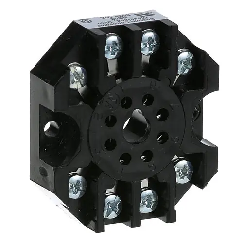 Base Socket for 8 Pin Motor Control SCR 44-1460 44-1464 Replacement MPN for Southbend