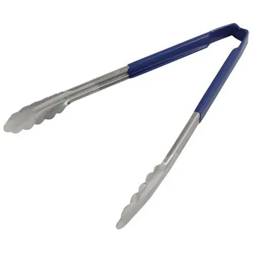 Tong Blue/SS 12 in Scallop Grip 4781230 for Vollrath/Idea-Medalie