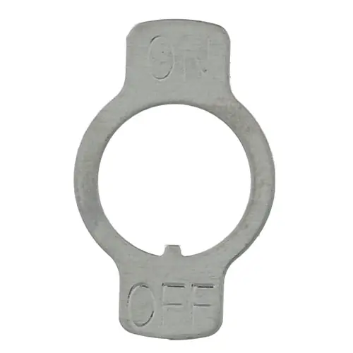 TOGGLE SWITCH PLATE for Marshall Air 501217