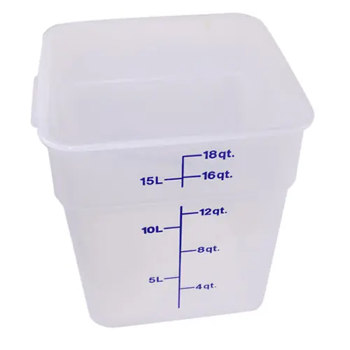 Container SQ 18QT Semi-Clear CAM18FSPP190 for Cambro  CAM18FSPP190