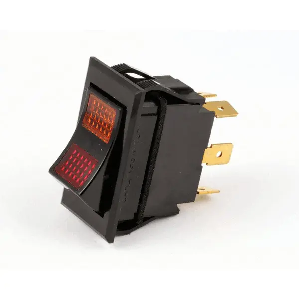 SWITCH RKR DPDT 15A 250V LAMP S0104 for BKI (Barbeque King)