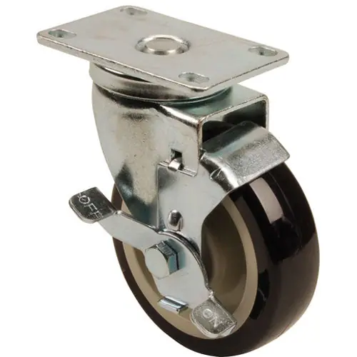 Caster with Brake Power 4 inches 614281 for Franke FRK614281