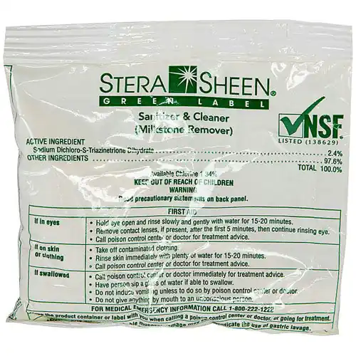 CLEANER 10425P STERA-SHEEN GREEN (100 PACK) for Taylor Freezer TAF10425P