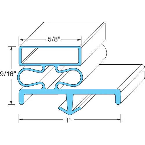Door Gasket 23 X 60 1/2 SOP1003 for Southern Pride STPSOP1003