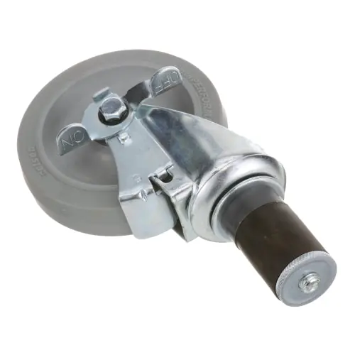 SWIVEL STM CASTOR W/BRAKE 5 W 1-5/8 OD TUBING B242 for AyrKing AYRB242
