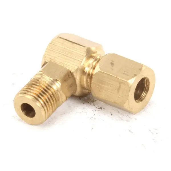 Town Foodservice Equipment 226822 1/4 OD COMP. X 1/8 MALE BRASS COMP. EL.