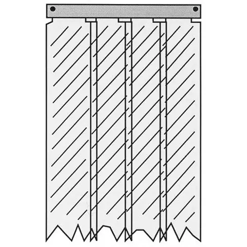 strip curtain 50 X 90 402SA8085090 for Kason 402SA8085090