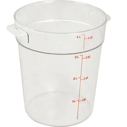 Container Clear Rd 4qt CAMRFSCW4135 for Cambro CAMRFSCW4135