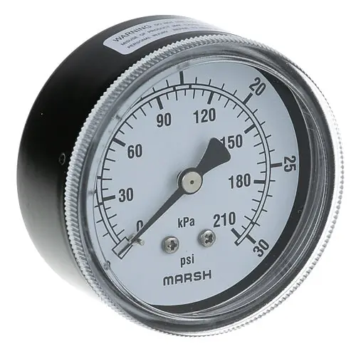 Pressure Gauge 2-1/2 Inches 0-30 PSI 059407 for Groen GRO059407