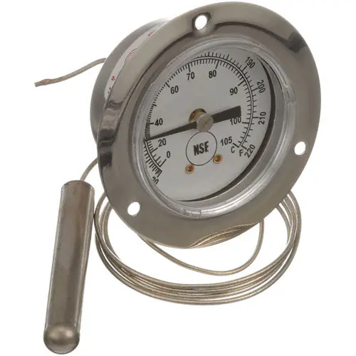 Temperature Gauge 20-220 Flange Mount 18616-0014 for Carter Hoffmann CAR18616-0014