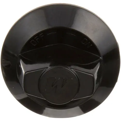 BLACK KNOB 2-1/2 D OFF-ON 00-719257-00002 for Vulcan Hart