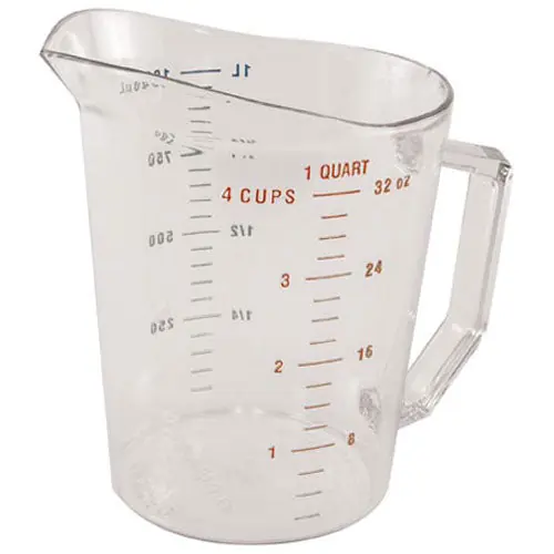 1 QT MEASURING CUP-135 for Cambro CAM100MCCW135