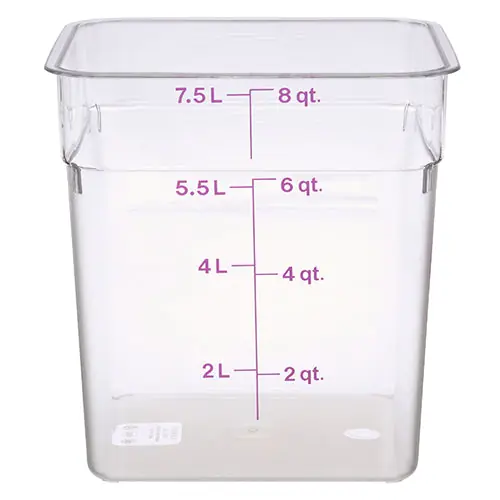8 Qt CamSquare Container for Cambro CAM8SFSCW441