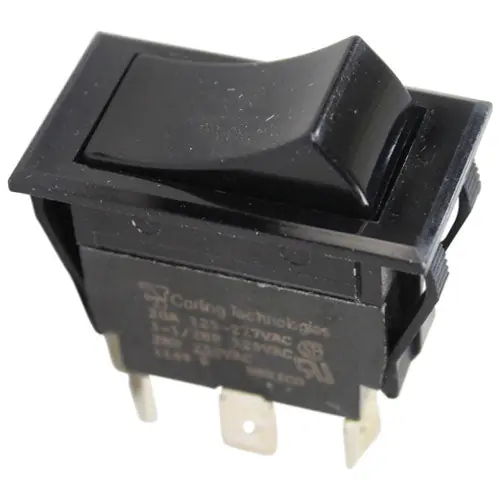 SWITCH 20A at 125-277VAC ON/OFF/ON 6 Tab Terminals for Carter Hoffmann TIGM721-6S-BL-WBL-XSB