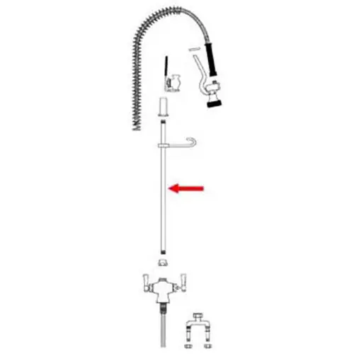 Riser Tube 32 Lead Free 376-40 for T&S Brass 376-40