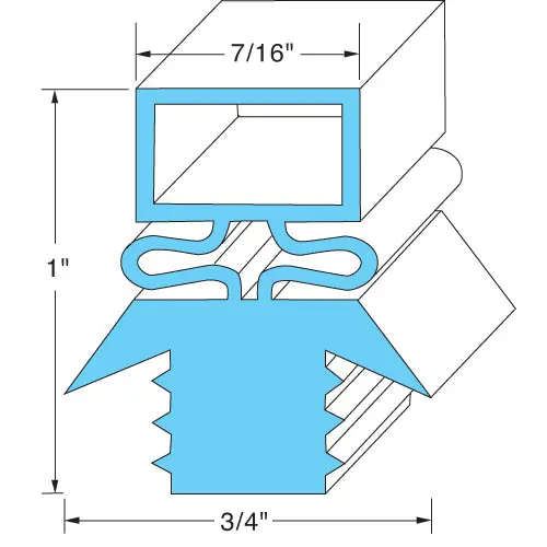 Door Gasket 23-1/2 X 29-1/2 27565 for Kairak KAI27565