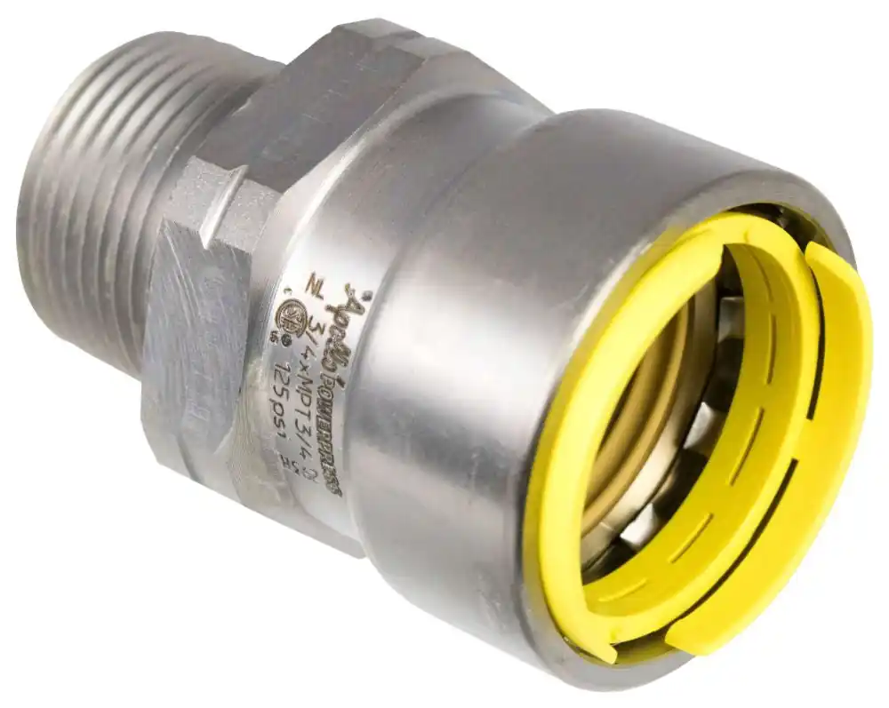 Apollo PWR7482112 Powerpress PWR7482112 Adapter Gas 1-1/4 Inch x 1-1/4 Inch Press x MPT