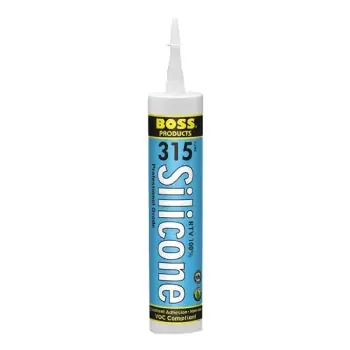 Soudal Accumetric 31500 Silicone Sealant - Clear, Acetoxy Base, Cartridge, 10.3 oz