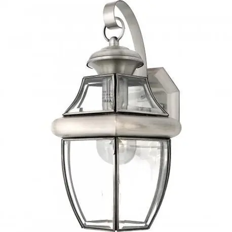 Quoizel Inc NY8316P Newbury Outdoor Wall Lantern 150 W A21 Medium Lamp Base Incandescent Lamp