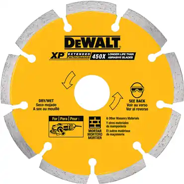 DeWalt DW4739 6 In. x 0.250 XP Diamond Tuck Point Blade